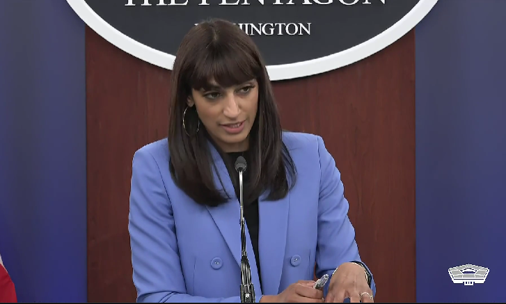 photo:Press Secretary Sabrina Singh